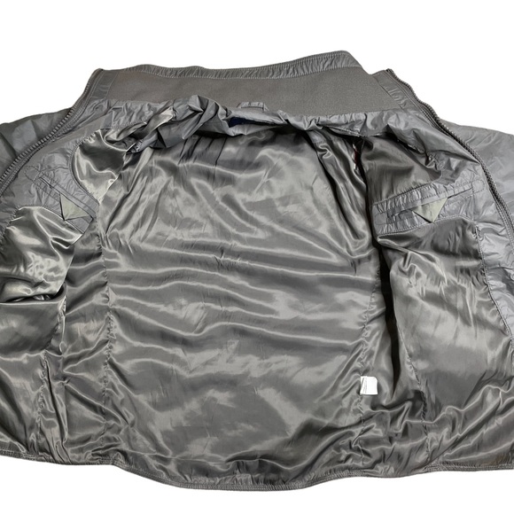 Zara Man Full Zip Lightweight Jacket Lined Nylon Polyester Gray Men’s Sz M - Picture 5 of 5